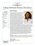 College of Health Sciences Newsletter, October 2013 by Tammie Smith (Ed.)