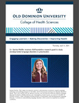 College of Health Sciences Newsletter by College of Health Sciences, Old Dominion University