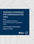 Interdisciplinary Research in Behavioral Sciences of Transportation Issues: Proceedings by Research Experience for Undergraduates, Old Dominion University
