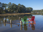 Chairs on Dock by Greta Pratt